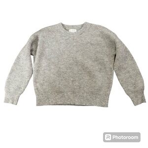 Reissue CA Gray Relaxed Fit Crewneck Wool/Alpaca blend Pullover Sweater Size XL
